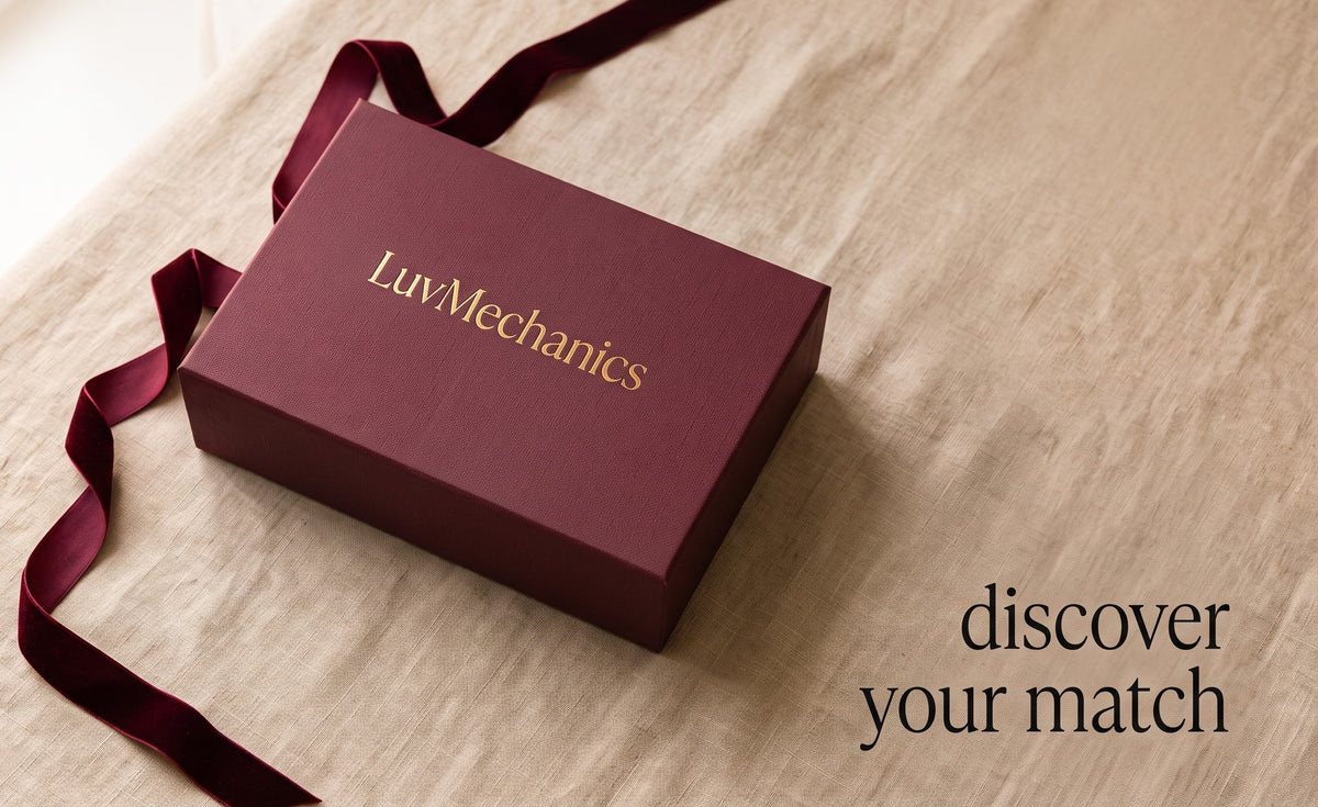 Premium intimate wellness product in a warm, private setting