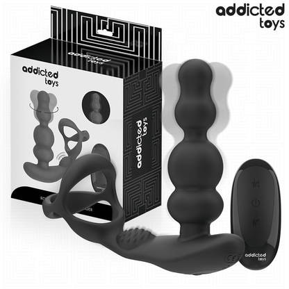 ADDICTED TOYS ROTATING REMOTE CONTROL PROSTATE MASSAGER - LuvMechanics
