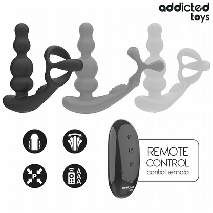 ADDICTED TOYS ROTATING REMOTE CONTROL PROSTATE MASSAGER - LuvMechanics