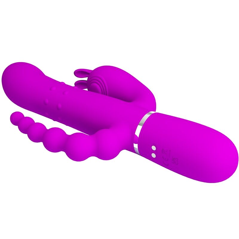 PRETTY LOVE CAMMY TRIPLE VIBRATOR 4 IN 1 (pink) - LuvMechanics