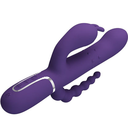 PRETTY LOVE CAMMY TRIPLE VIBRATOR 4 IN 1 (purple) - LuvMechanics
