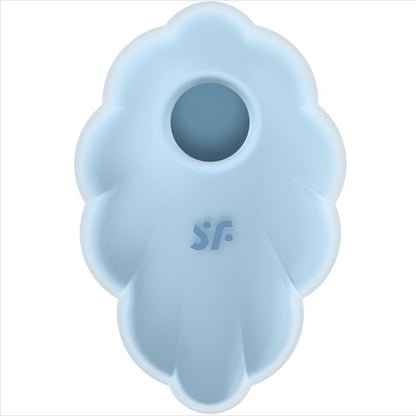 SATISFYER CLOUD DANCER BLUE AIR PULSE VIBRATOR - LuvMechanics