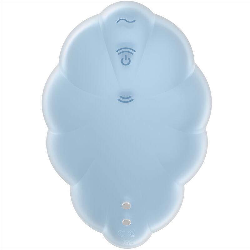 SATISFYER CLOUD DANCER BLUE AIR PULSE VIBRATOR - LuvMechanics