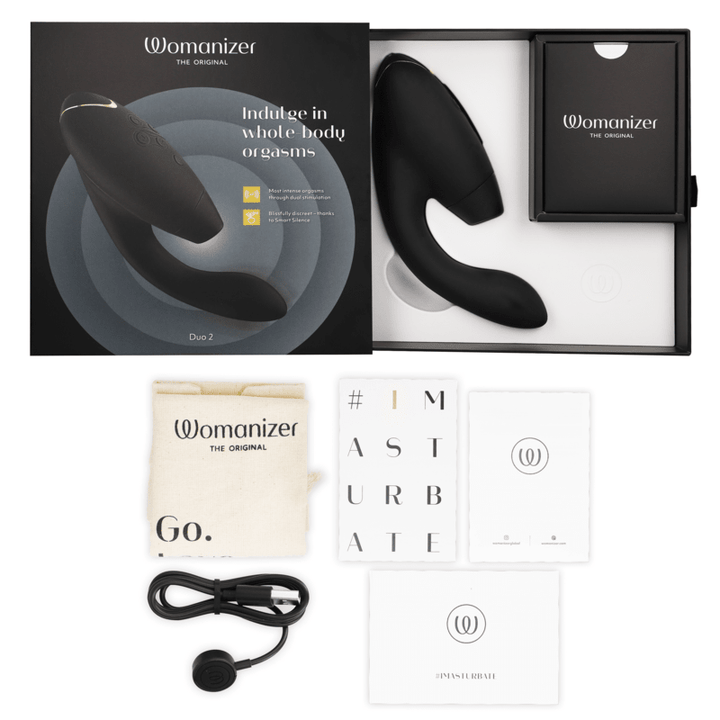 WOMANIZER DUO 2 STIMULATOR (black) - LuvMechanics