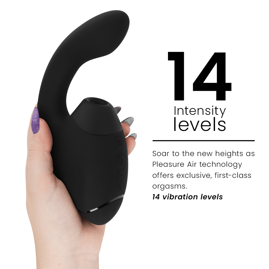 WOMANIZER DUO NEXT CLITORAL STIMULATOR (black) - LuvMechanics