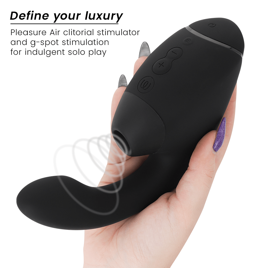 WOMANIZER DUO NEXT CLITORAL STIMULATOR (black) - LuvMechanics