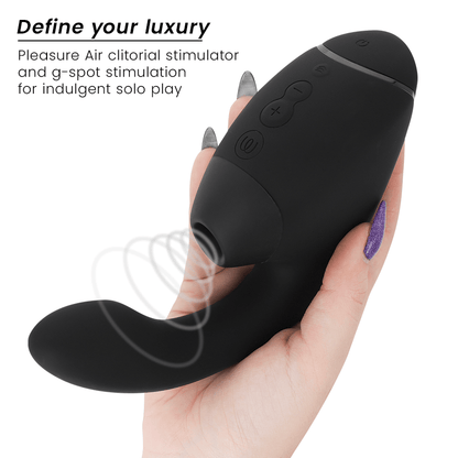 WOMANIZER DUO NEXT CLITORAL STIMULATOR (black) - LuvMechanics