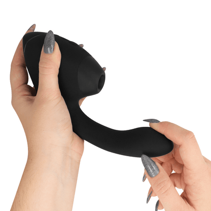 WOMANIZER DUO NEXT CLITORAL STIMULATOR (black) - LuvMechanics