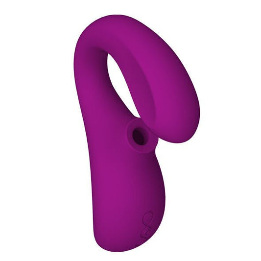 LELO ENIGMA DOUBLE SUCTION MASSAGER (purple) - LuvMechanics