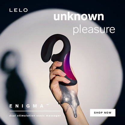 LELO ENIGMA DOUBLE SUCTION MASSAGER (purple) - LuvMechanics
