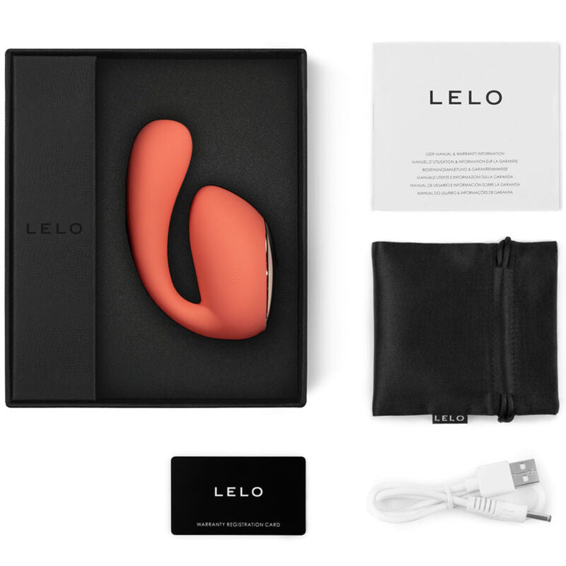 LELO IDA WAVE COUPLES MASSAGER (coral) - LuvMechanics