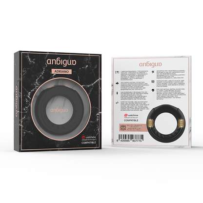 ADRIANO VIBRATING RING + WATCHME REMOTE CONTROL