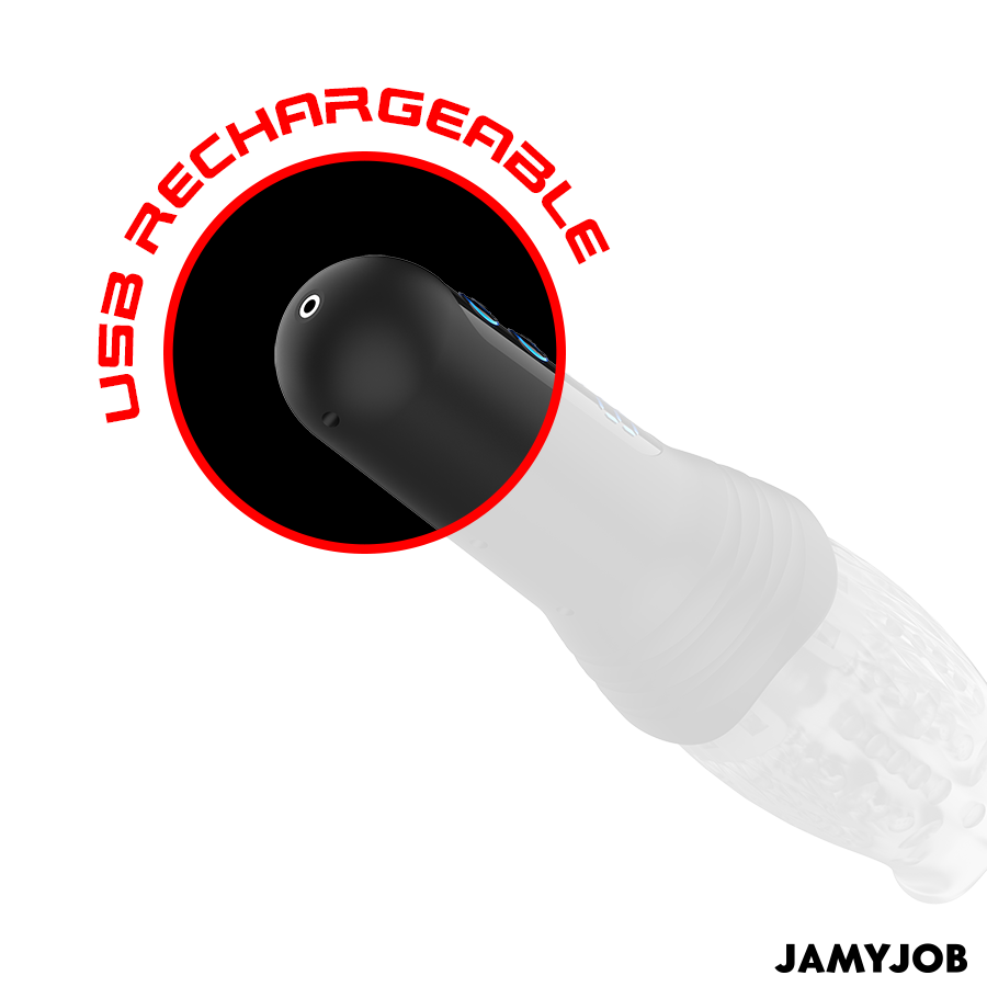 BLOW-R MASTURBATOR WITH THRUSTING AND ROTATION