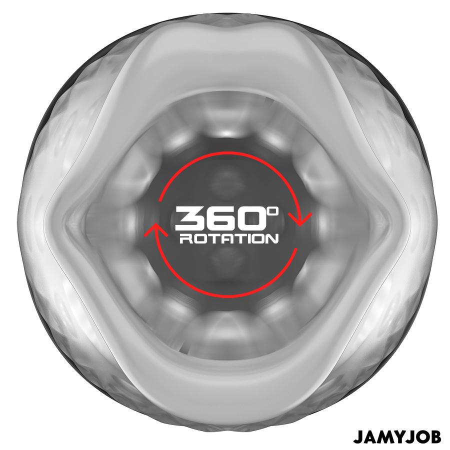 BLOW-R MASTURBATOR WITH THRUSTING AND ROTATION