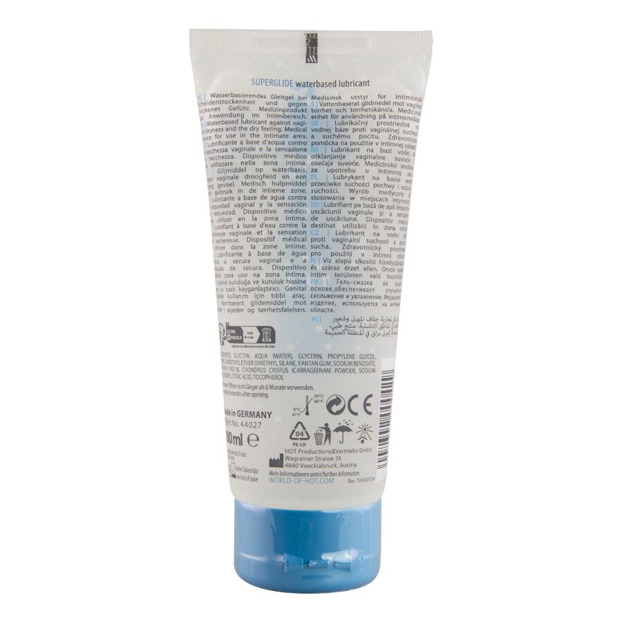 SUPERGLIDE LIQUID PLEASURE WATERBASED LUBRICANT 100 ML