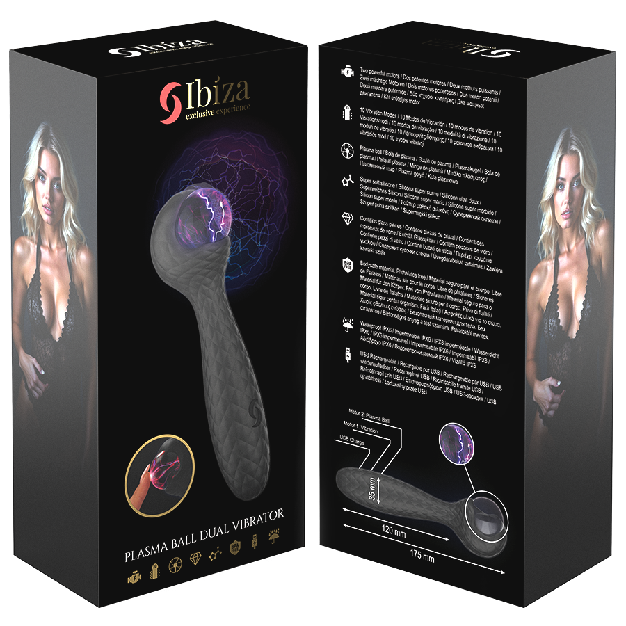 PLASMA SPHERE VIBRATOR AND STIMULATOR