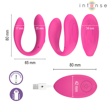 INTENSE - NORA VIBRIRAJUĆI STIMULATOR SA ŠTIPALJKOM