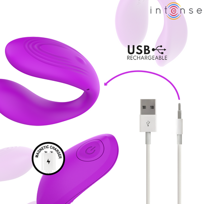 NORA VIBRATING CLAMP STIMULATOR PURPLE