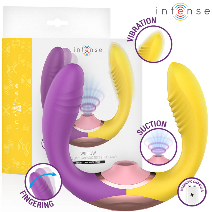 WILLOW 3-IN-1 SUCTION AND VIBRATION STIMULATOR