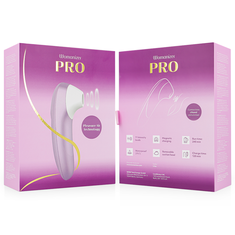 PRO VIBRANT CLITORAL STIMULATOR LILAC