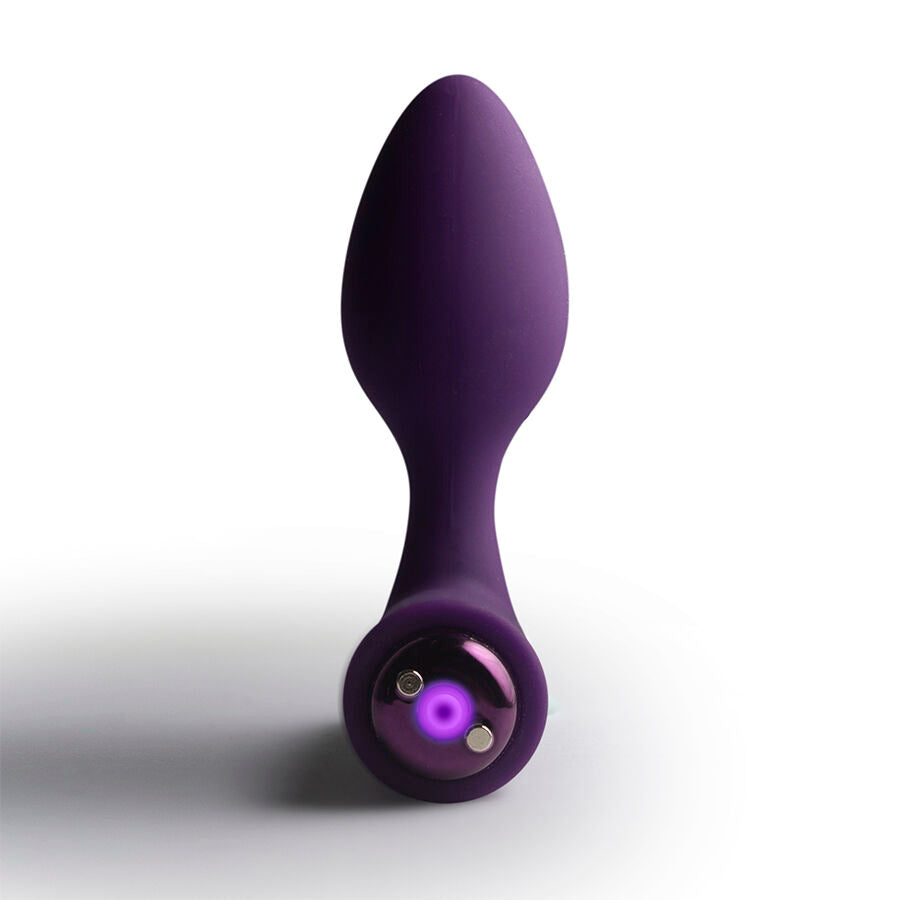 NOVA SOLARIS RECHARGEABLE SLIM & POWERFUL ANAL PLUG 16 FUNCTION PURPLE