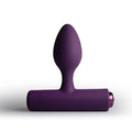 NOVA SOLARIS RECHARGEABLE SLIM & POWERFUL ANAL PLUG 16 FUNCTION PURPLE