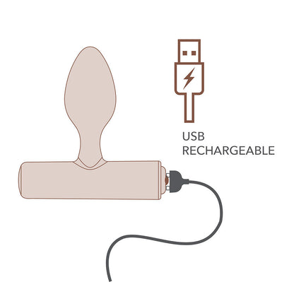 NOVA SOLARIS RECHARGEABLE SLIM & POWERFUL ANAL PLUG 16 FUNCTION PURPLE