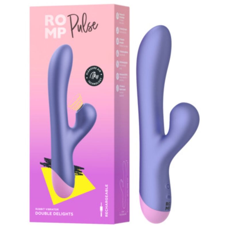 PULSE RABBIT DUAL G-SPOT VIBRATOR ELECTRIC BLUE