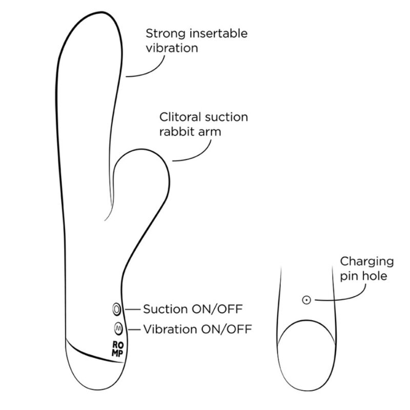 PULSE RABBIT DUAL G-SPOT VIBRATOR ELECTRIC BLUE