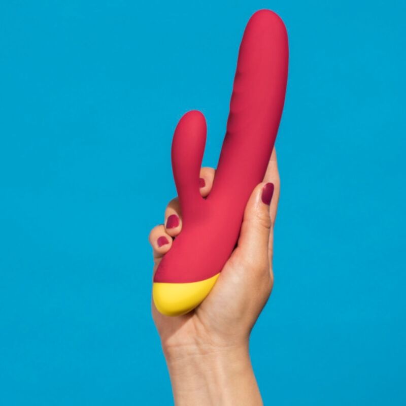 JAZZ RECHARGEABLE RABBIT VIBRATOR RED