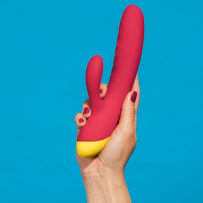 JAZZ RECHARGEABLE RABBIT VIBRATOR RED