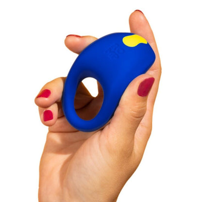 JUKE SILICONE PENIS RING WITH CLITORAL STIMULATION VIBRATOR