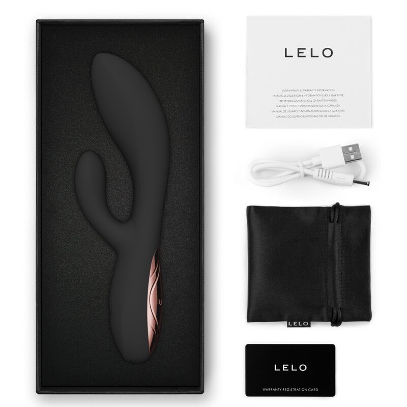 INA THRUST RABBIT THRUSTING VIBRATOR BLACK