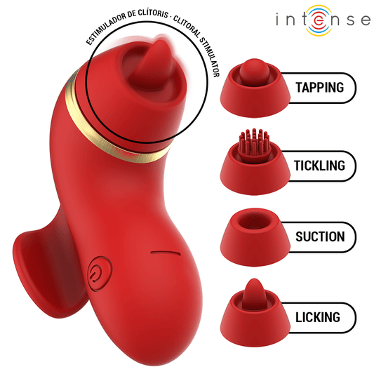 INTENSE HIGH TECH PATTY STIMULATOR WITH 4 HEADS - LuvMechanics