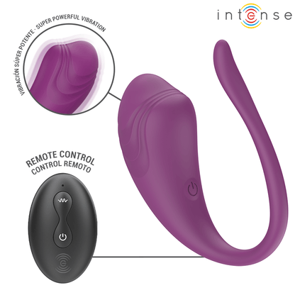INTENSE REMOTE CONTROL INTENSE - OLIVIA PURPLE VIBRATING EGG WITH REMOTE CONTROL - LuvMechanics