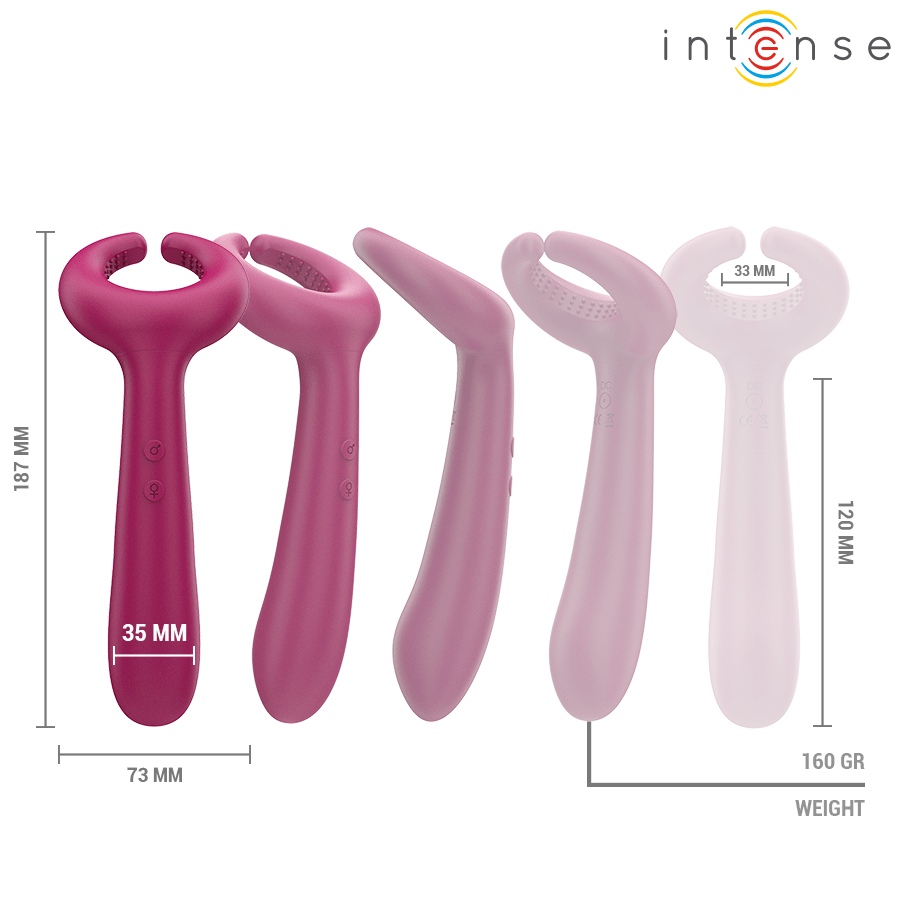 INTENSE ROWAN INCLUSIVE COUPLE VIBRATOR - LuvMechanics