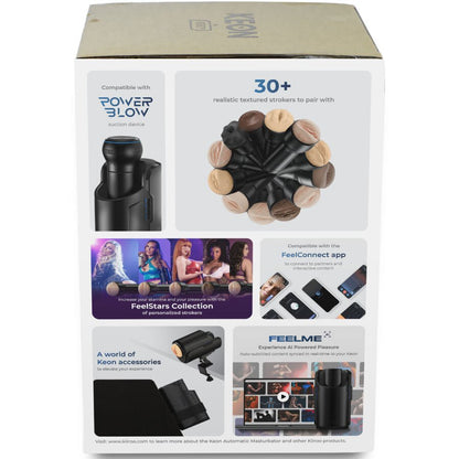 KEON WIFI COMBO AUTOMATIC MASTURBATOR + FEEL STROKER - LuvMechanics