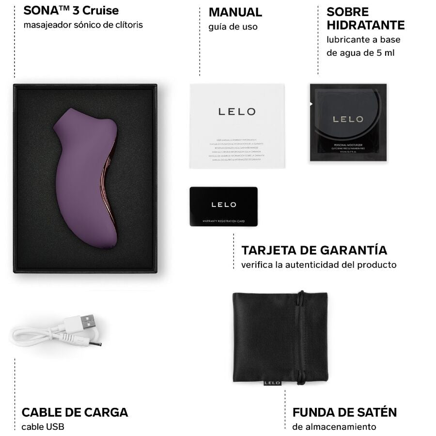 LELO SONA 3 SONIC CLITORAL MASSAGER - LuvMechanics