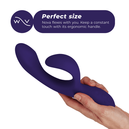 WE-VIBE NOVA 3 RABBIT VIBRATOR (midnight blue) - LuvMechanics