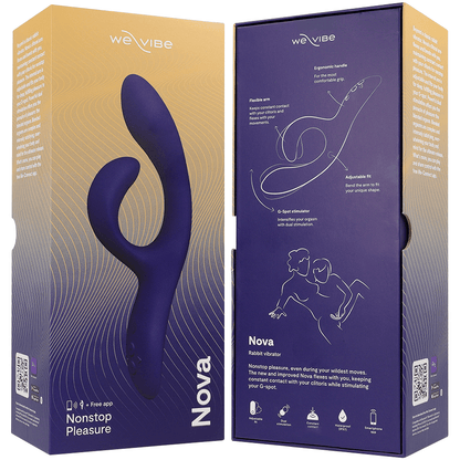 WE-VIBE NOVA 3 RABBIT VIBRATOR (midnight blue) - LuvMechanics