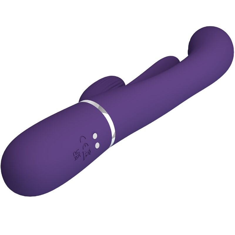 PRETTY LOVE SHANIA TRIPLE RABBIT VIBRATOR (purple) - LuvMechanics
