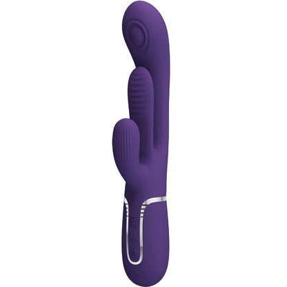 PRETTY LOVE SHANIA TRIPLE RABBIT VIBRATOR (purple) - LuvMechanics