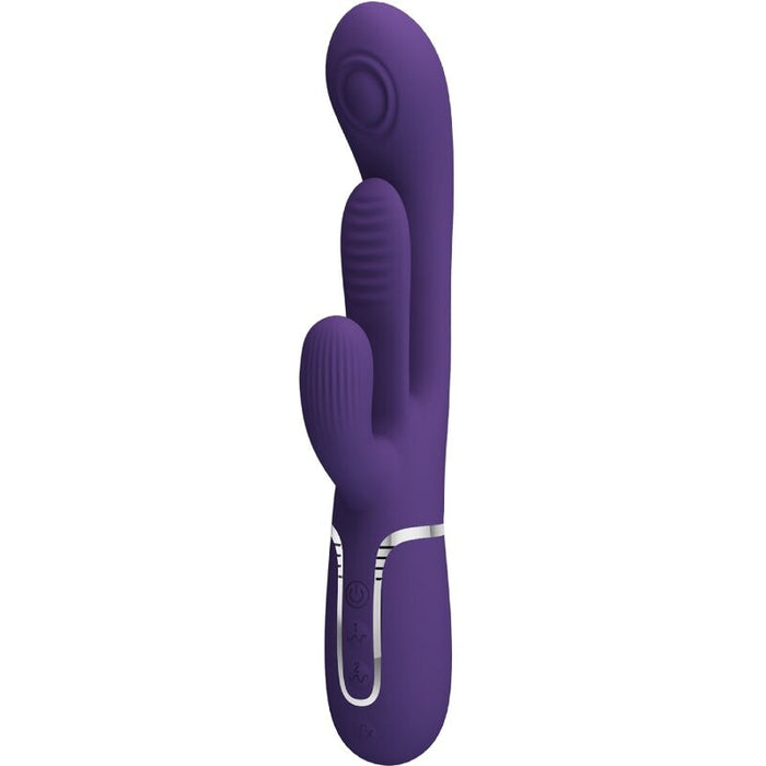 PRETTY LOVE SHANIA TRIPLE RABBIT VIBRATOR (purple) - LuvMechanics
