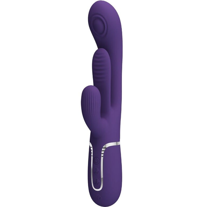 PRETTY LOVE SHANIA TRIPLE RABBIT VIBRATOR (purple) - LuvMechanics