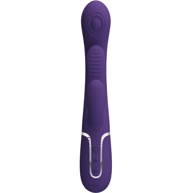 PRETTY LOVE SHANIA TRIPLE RABBIT VIBRATOR (purple) - LuvMechanics