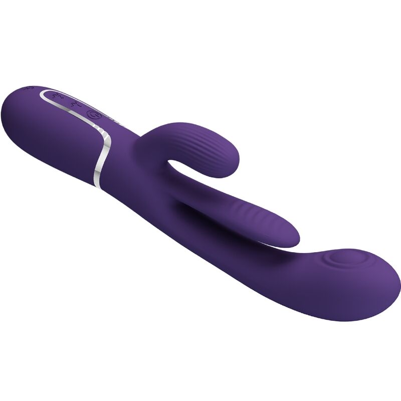 PRETTY LOVE SHANIA TRIPLE RABBIT VIBRATOR (purple) - LuvMechanics