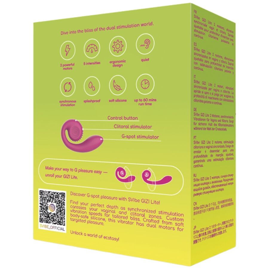 SNAIL VIBE GIZI LITE DUAL VIBRATOR - LuvMechanics