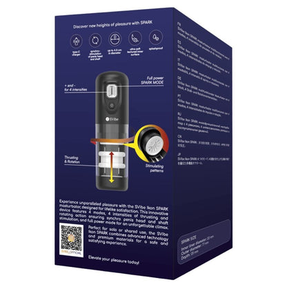 SNAIL VIBE IKON SPARK THRUSTING & ROTATION MASTURBATOR - LuvMechanics