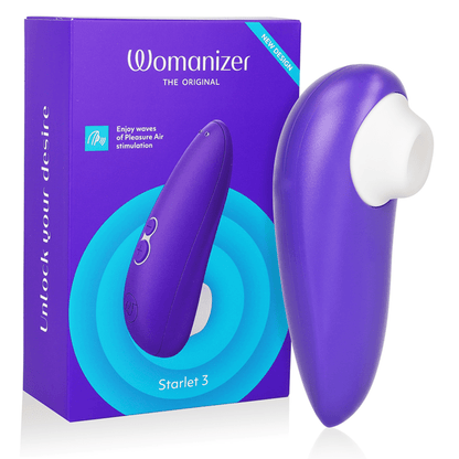 WOMANIZER STARLET 3 CLITORAL STIMULATOR (indigo) - LuvMechanics
