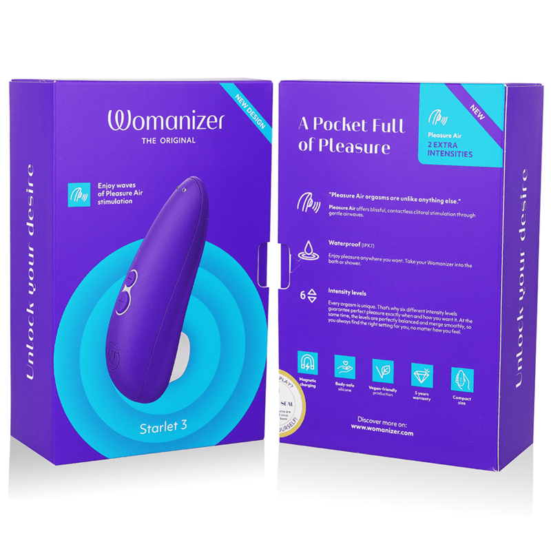 WOMANIZER STARLET 3 CLITORAL STIMULATOR (indigo) - LuvMechanics